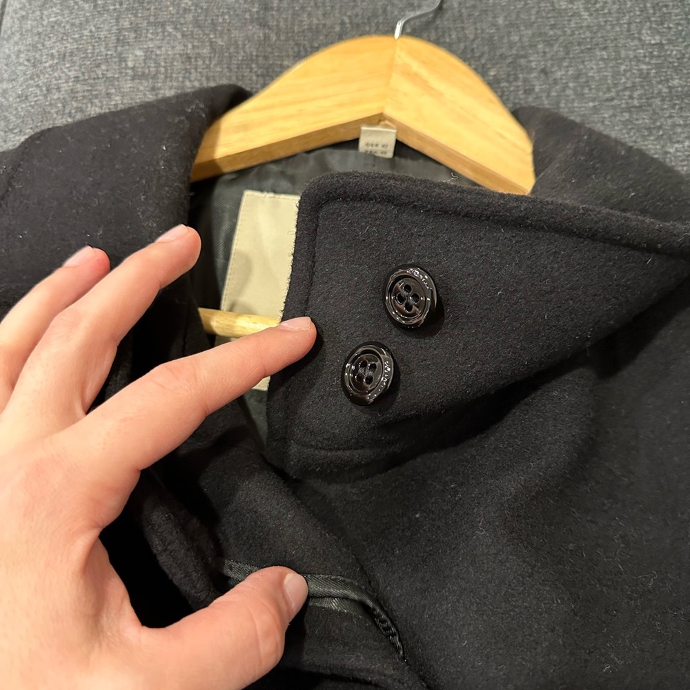 Burberry London wool trench coat size 12 US - Picture 7 of 8